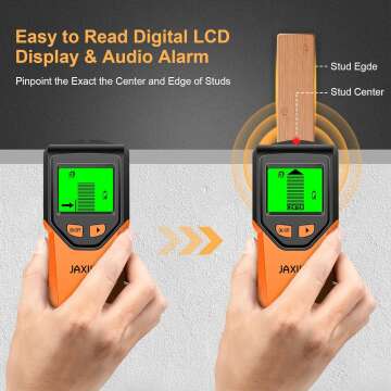 5-in-1 Stud Finder Wall Scanner - Find Wood & Metal!