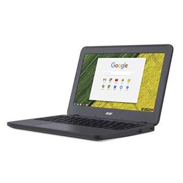 Acer 11.6"" Intel Celeron 1.60 GHz 4 GB Ram 16 GB Flash Chrome OS|C731-C8VE, Black (Renewed)