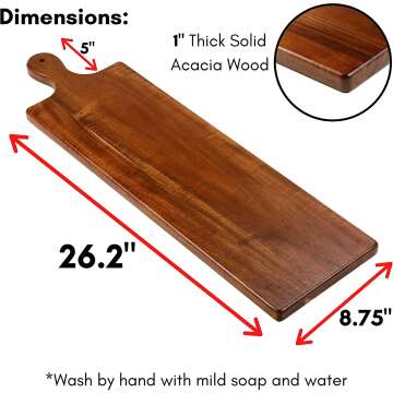 Acacia Cheese Board