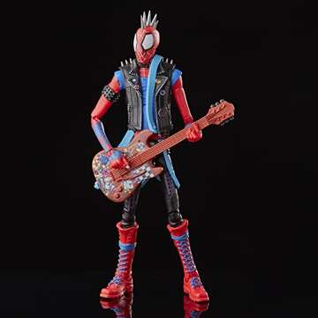 Spider-Man Spider-Punk Action Figure, 6 Inch Toy