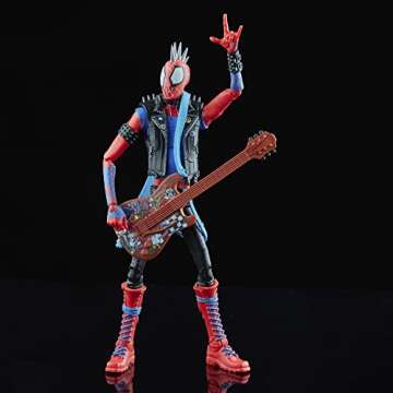 Spider-Man Spider-Punk Action Figure, 6 Inch Toy