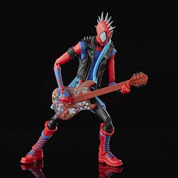 Spider-Man Spider-Punk Action Figure, 6 Inch Toy