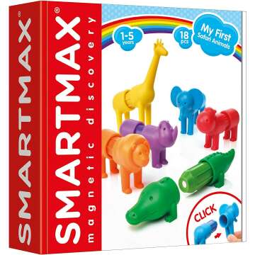 SmartMax Safari Animals Building Set