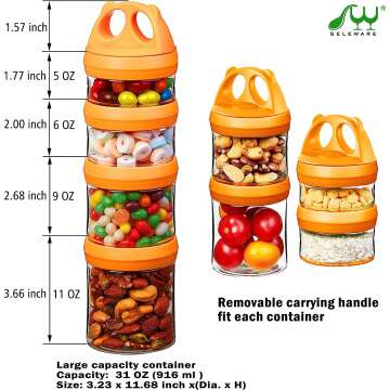 SELEWARE Food Storage Containers