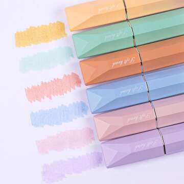 COLNK Glitter Pastel Highlighter Set - 12 Color Pack