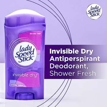 Lady Speed Stick Antiperspirant 4 Pack - Shower Fresh