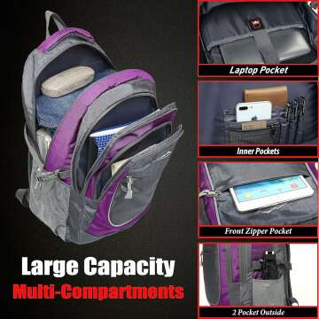 ProEtrade College & Travel Backpack - Purple A