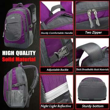 ProEtrade College & Travel Backpack - Purple A