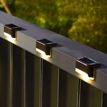 SOLPEX 16 Pack Solar Deck Lights for Yard, Patio & Pathway