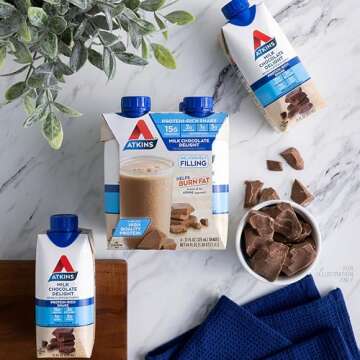 Atkins Milk Chocolate Delight Protein Shake, Keto & Low Carb