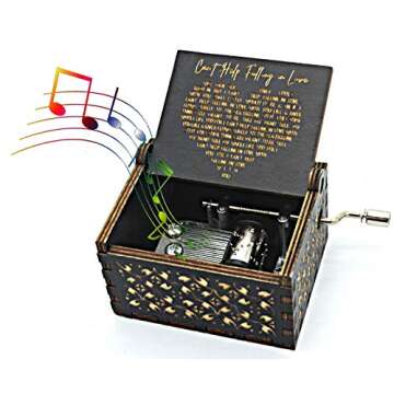 Can't Help Falling in Love Antique Wood Music Box - Perfect Gift for Loved Ones