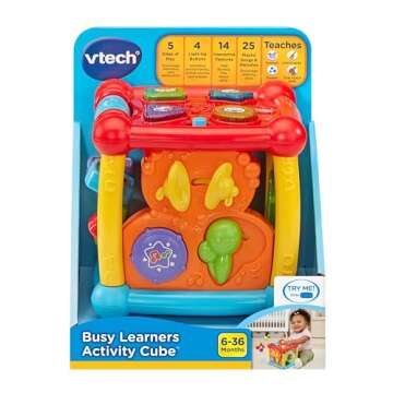 VTech Busy Learners Activity Cube, Multicolor