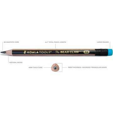 Bear Claw Pencils - Ideal for Kids & Artists