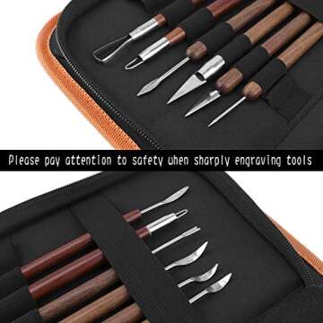 Professional Pumpkin Carving Tools Kit - 11 Pieces