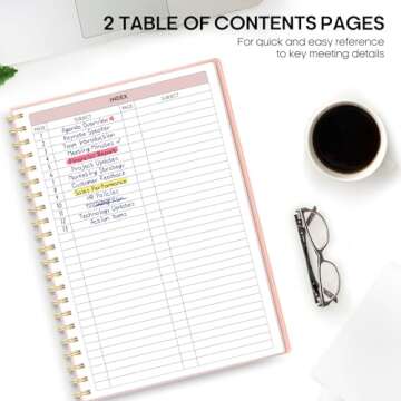 Work Planner Notebook For Effective Organization