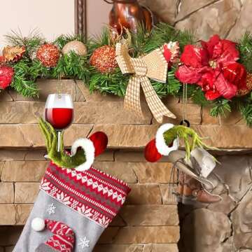 2024 Wine Cup Christmas Ornaments - Fun Tree Decor