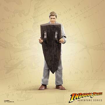 Indiana Jones Adventure Series: Indiana Jones and the Last Crusade, Indiana Jones (Professor) Toy, 6-Inch Action Figures, Kids Ages 4 and Up