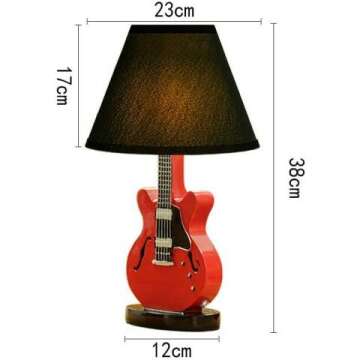 Creative Cartoon Guitar Lamp