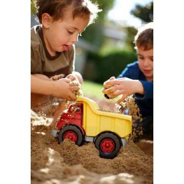 Green Toys Dump Truck - Safe Pretend Play & Skills Development