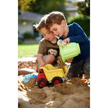 Green Toys Dump Truck - Safe Pretend Play & Skills Development