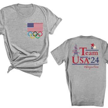 Team USA Olympic Shirts for 2024 Paris