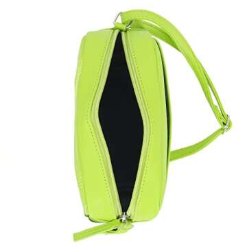 Nautica Candid Camera Adjustable Crossbody, Lime