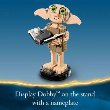 LEGO Harry Potter Dobby Building Toy Set for Kids