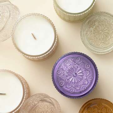 Lavender Aromatherapy Candle - 90 Hours of Relaxation