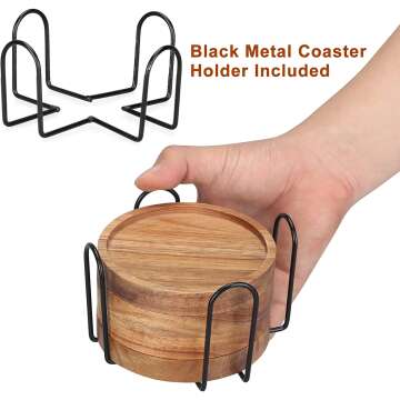 Wooden Coaster Set