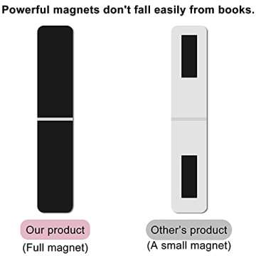 15 Pieces Bookmark, Magnetic Bookmarks for Women, Men, Book Lovers, Page Markers for Students Teachers Reading (Misty, Ocean, Emerald)