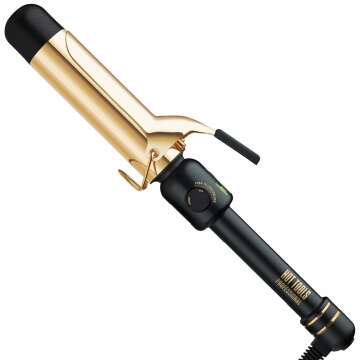 HOT TOOLS 24K Gold Digital Curling Iron for Salon Curls