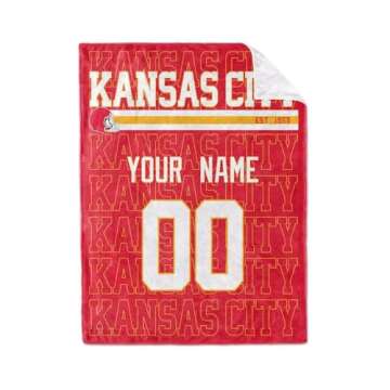 ANTKING Custom Kansas Throw Blanket - Personalized Gifts for All