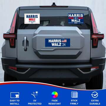 Kamala Harris Tim Walz 2024 Stickers - 12 Pack