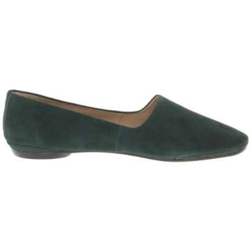 Elizabeth and James Women's E-Felix Flat,Green,6 M US