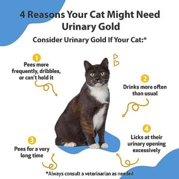 Pet Wellbeing Urinary Gold for Cats - Supports Urinary Tract Health, Normal Frequency, Healthy Immune Response, Stoneroot, Hydrangea - Veterinarian-Formulated Herbal Supplement 2 oz (59 ml)