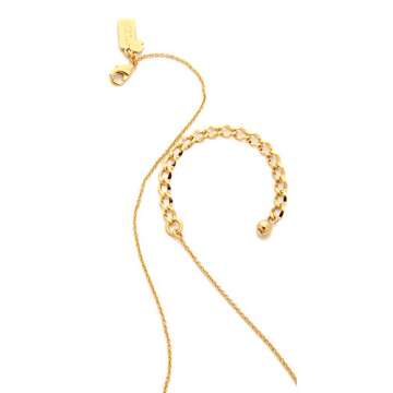 Kate Spade Alphabet Pendant Necklace 18" Gold-Tone