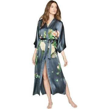 Luxury Silk Kimono Robe