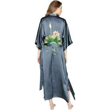 Luxury Silk Kimono Robe