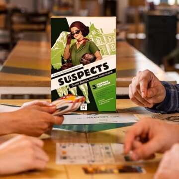 Suspects: Eternal Detective Claire Harper | Murder Mystery Game for Families | Detective Game | 1 to 6 Players | 60 Minutes