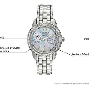 Citizen Women's Eco-Drive Crystal Watch - Elegance