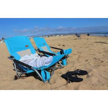 Nice C Adults Low Beach Chair for Ultimate Comfort