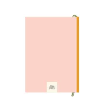 Papier Reading Journal - Yellow, 8.46" L x 6.02" W, Hardback | Review 32 Books, Curated Recommendations, Book Club Prompts, Track Borrowed/Lent Books | 85gsm Paper, 3mm Thick Cover | Love Literature