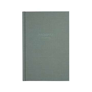 Promptly Journals, Our Love Story Volume 1: Day 1 to 20th Anniversary (Grey, Linen) | Couples Journal | Couple Memories Journal