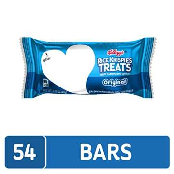 Kellogg's Rice Krispies Treats - 54 Count Crispy Marshmallow Squares