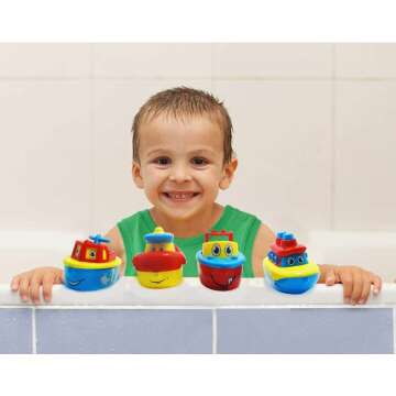 Magnetic Bath Boat Set for Kids - Fun Learning Toys