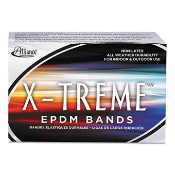 Alliance 02005 X-treme File Bands, 117B, 7 x 1/8, Lime Green, Approx. 175 Bands/1lb Box