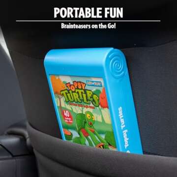 ThinkFun Flip N' Play: Topsy Turtles Travel Logic Game for Road Trips, Plane Rides, and Vacations