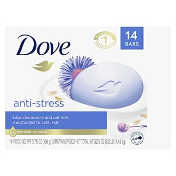 Dove Beauty Bar Gentle Cleanser - Moisturizing & Calming Skin Care 14 Count