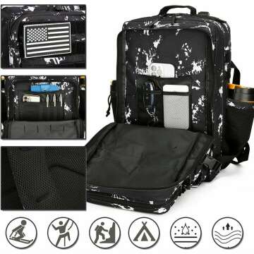 Daily Use Tactical 45L Backpack for Men & Women