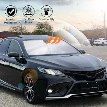 Toyota Camry Custom Fit Windshield Sun Shade